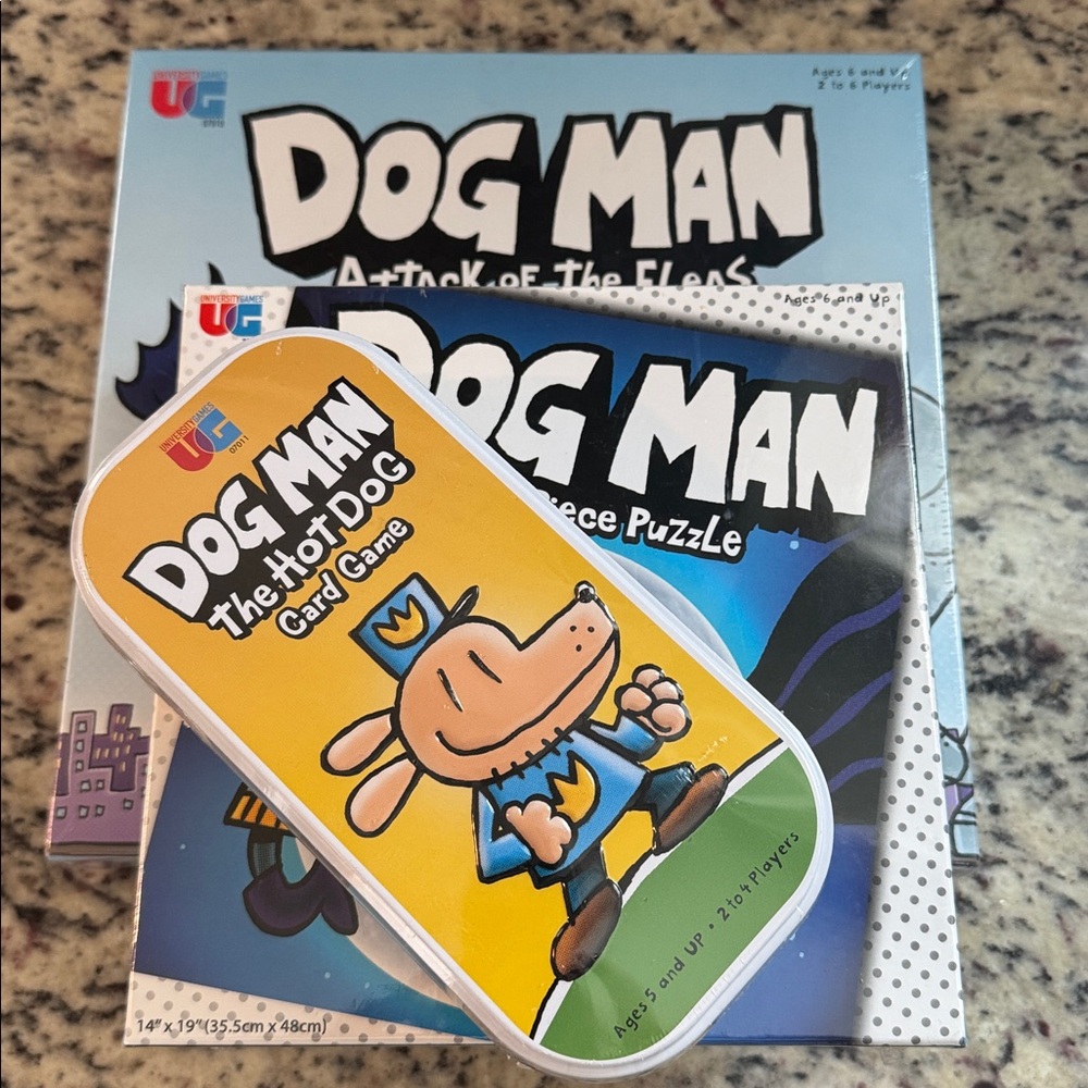 Dog Man games and puzzle new